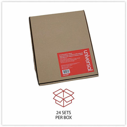 Universal Index Divider - 24 x Divider(s) - 8 Blank Side Tab(s) - 8.5" Divider Width x 11" Divider Length - Letter - 3 H