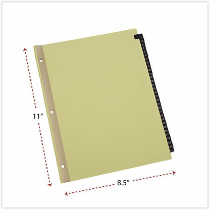 Universal Index Divider - 31 Printed Side Tab(s) - Digit - 1-31 - 8.5" Divider Width x 11" Divider Length - Letter - 3 H