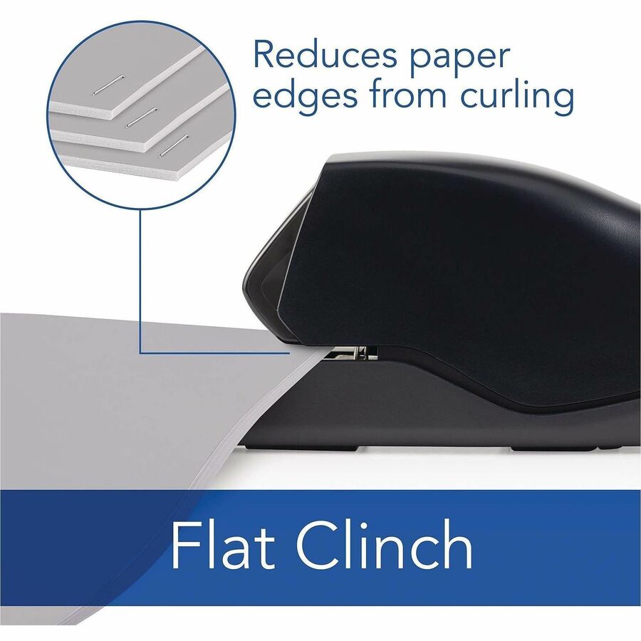 Swingline 502e Desktop Electric Stapler - Staples Upto 25 Sheet - Holds Upto 1500 Staple - Black - 1 Each