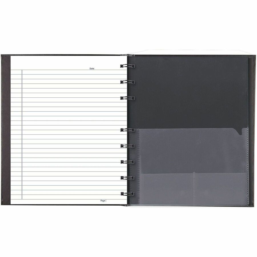 Blueline NotePro Ruled Notebook - Julian Dates - Daily - 7:00 AM to 8:00 PM - Half-hourly - 7 5/8" x 9 1/2" Sheet Size -