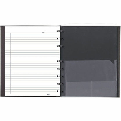 Blueline NotePro Ruled Notebook - Julian Dates - Daily - 7:00 AM to 8:00 PM - Half-hourly - 7 5/8" x 9 1/2" Sheet Size -