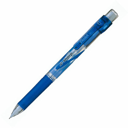 Pentel E-Sharp Mechanical Pencils - 0.7 mm Lead - #2 - Refillable - Blue Barrel - 12 / Dozen