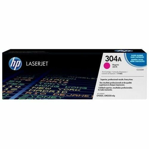 HP 304A Original Laser Toner Cartridge - Single Pack - Magenta - 1 Each - 2800 Pages