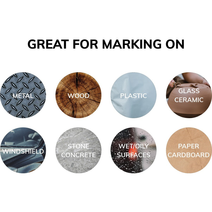 uniball™ uni-Paint PX-20 Oil-Based Paint Marker - Black Ink - Oil Based - 1 Each