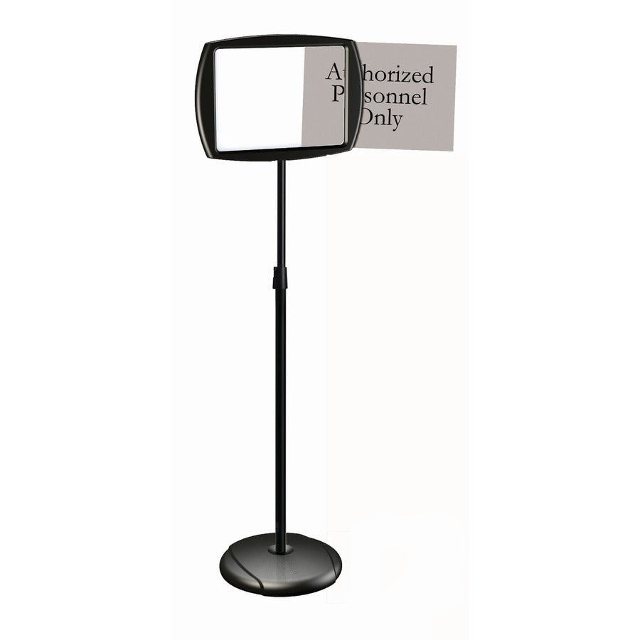 MasterVision Interchangeable Floor Pedestal Sign - 1 Each