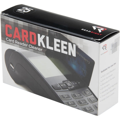 Read Right CardKleen - For Magnetic Card Reader - Non-abrasive - 1 Box