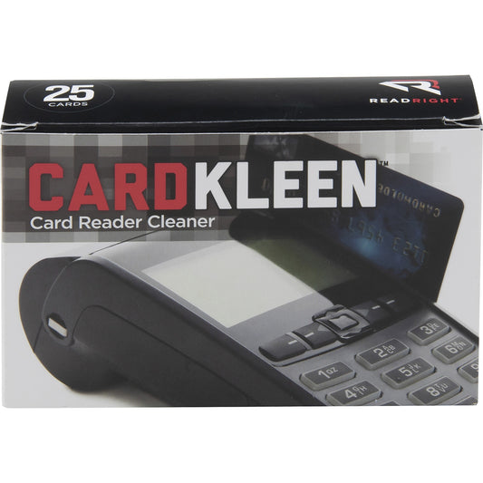 Read Right CardKleen - For Magnetic Card Reader - Non-abrasive - 1 Box