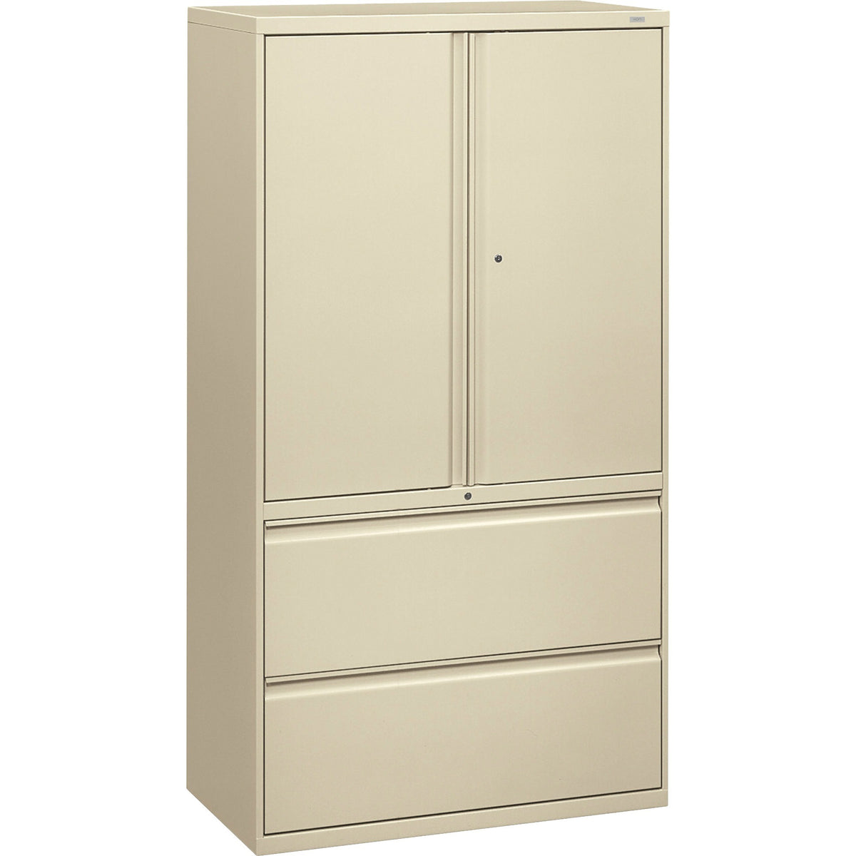 HON Brigade 800 H885LS Lateral File - 64.3" Height x 36" Width x 18" Depth - Total Drawer(s): 2 - 3 Shelve(s) - Finish: 