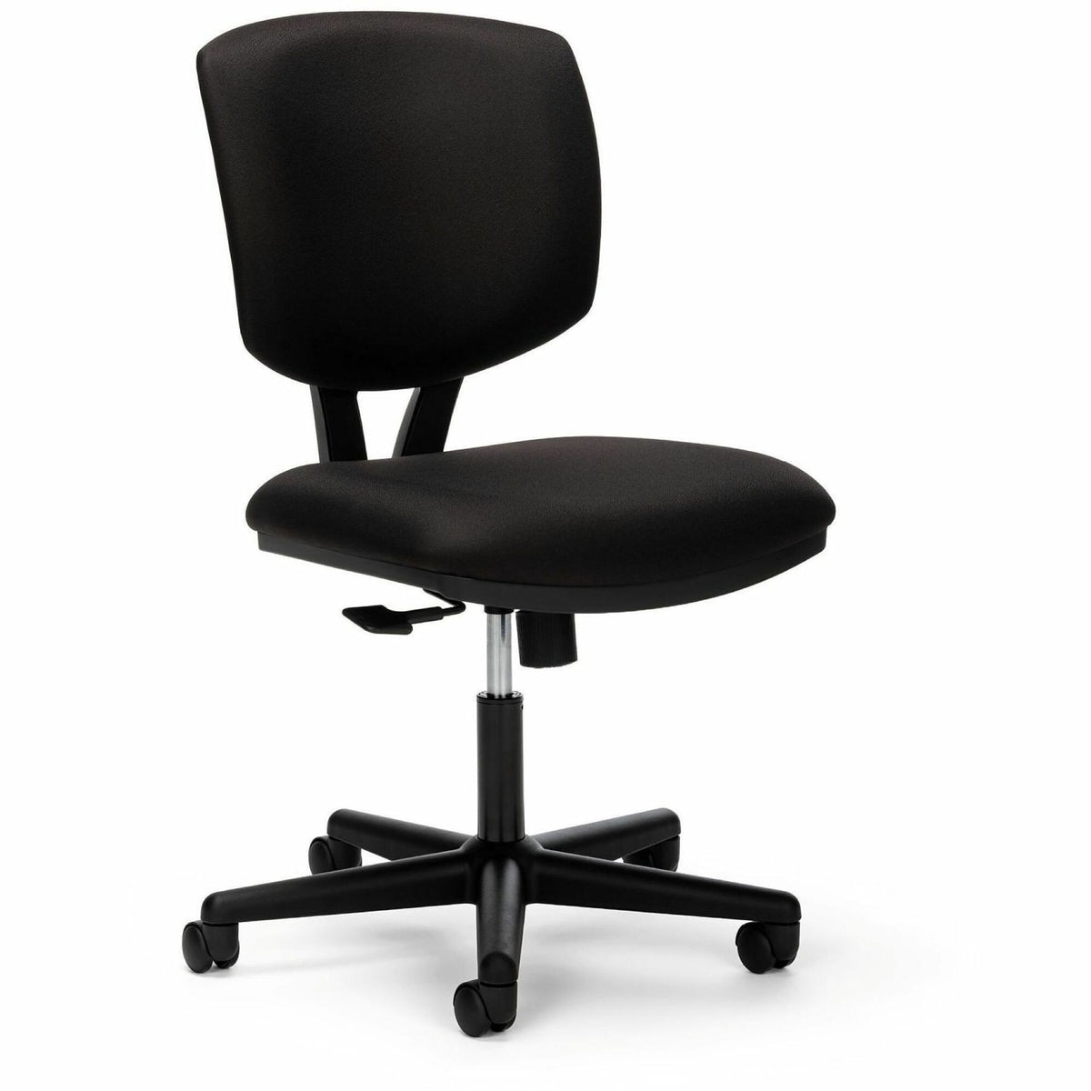 HON Volt Chair - Black Seat Color - Black Back Color - Fabric Back Material - Black Frame Color - Low Back - 5-star Base