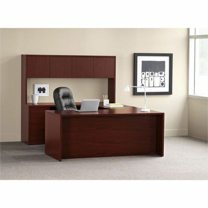 HON 10500 H10545R Pedestal Credenza - 29.5" Height x 72" Width x 24" Depth - Total Drawer(s): 2Right Side - Flat Edge - 