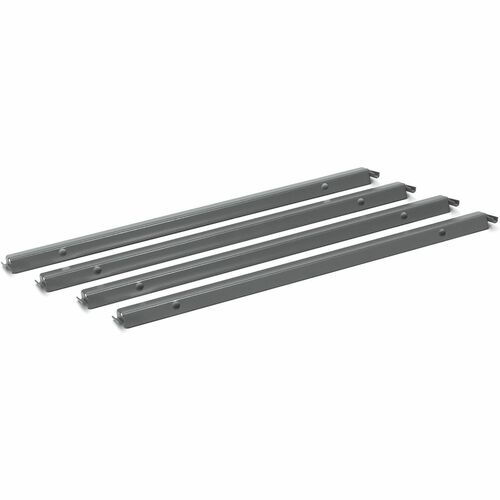 HON Single Front-to-Back Hanging File Rails - Letter/Legal - Steel - Gray - 4 / Pack