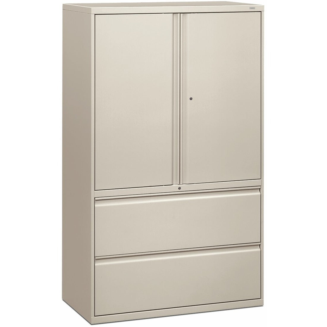 HON Brigade 800 H895LS Lateral File - 64.3" Height x 42" Width x 18" Depth - Total Drawer(s): 2 - 3 Shelve(s) - Finish: 