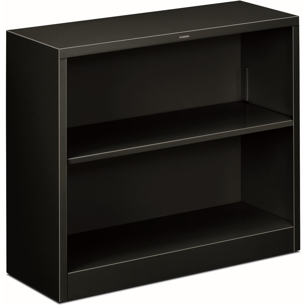 HON Brigade Steel Bookcase - 2 Shelf(ves) - 29" Height x 34.50" Width x 12.62" Depth - Adjustable Shelf, Reinforced, Wel