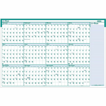 House of Doolittle Express Track Yearly Laminated Planner - Julian Dates - Yearly - 12 Month - January 2027 to December 