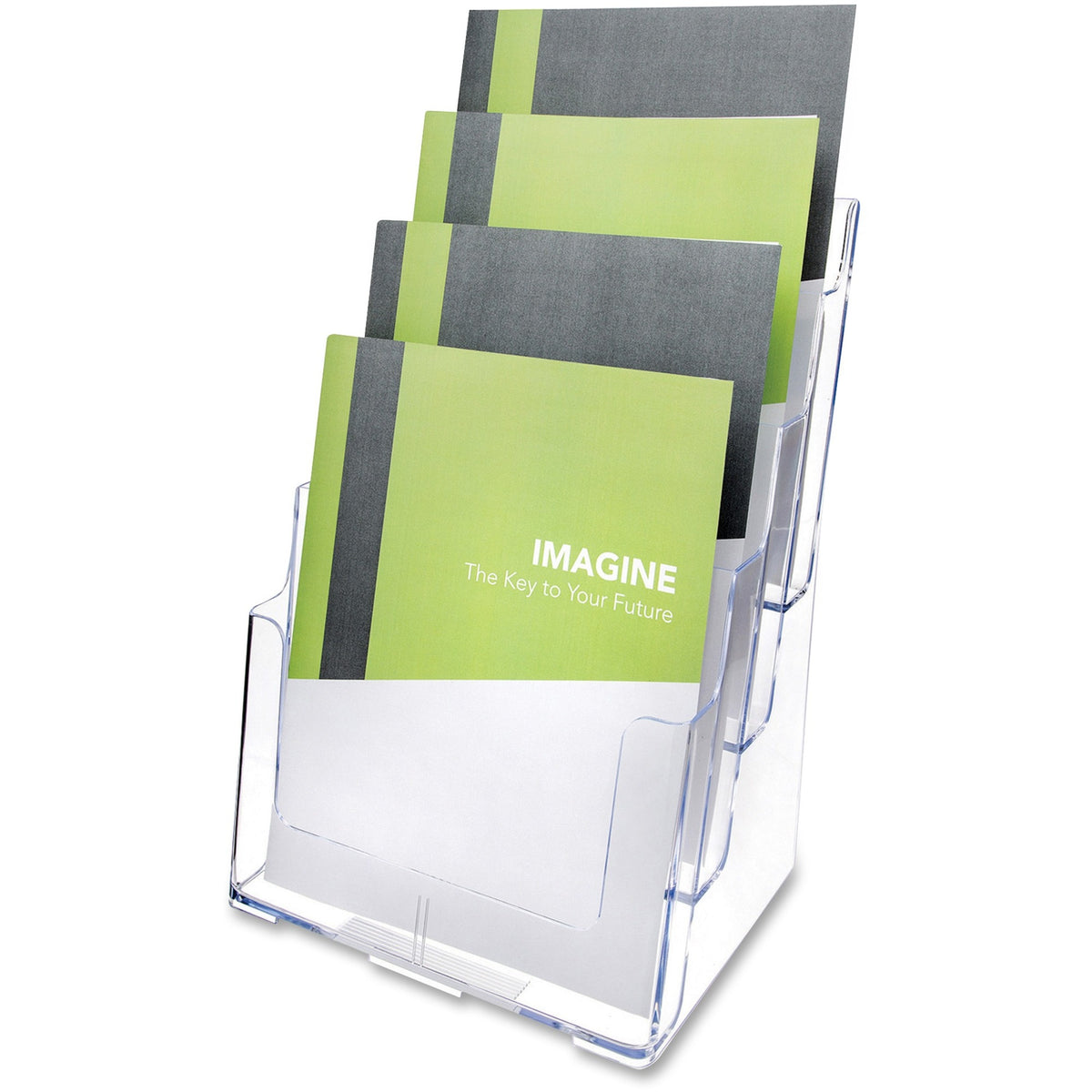 Deflecto Multi-Compartment DocuHolder - 920 x Sheet - 4 Compartment(s) - Compartment Size : 1.57" - 13.50" Height x 9.25