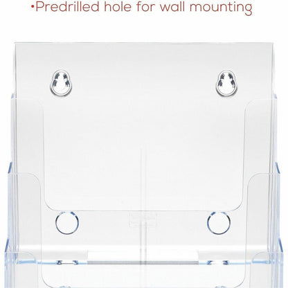 Deflecto Multi-Compartment DocuHolder - 920 x Sheet - 4 Compartment(s) - Compartment Size : 1.57" - 13.50" Height x 9.25