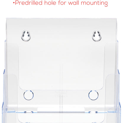 Deflecto Multi-Compartment DocuHolder - 920 x Sheet - 4 Compartment(s) - Compartment Size : 1.57" - 13.50" Height x 9.25