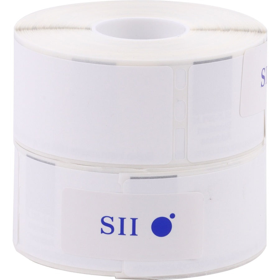 Seiko SmartLabels Large Capacity Address Label Rolls - 1 1/8" Width x 3 1/2" Length - Rectangle - Direct Thermal - White