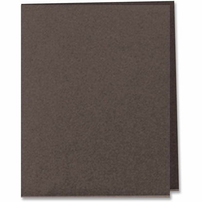 Oxford Letter Pocket Folder - 8 1/2" x 11" - 150 Sheets Capacity - 3 Pocket - Paper - Black - Durable - 20 / Box