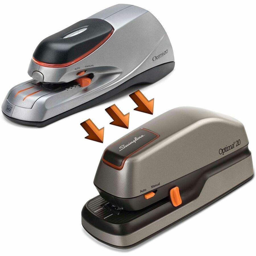 Swingline Optima 20 Electric Stapler - Staples Upto 20 Sheet of 20lb Paper - Holds Upto 210 Staple - Full Strip - Staple