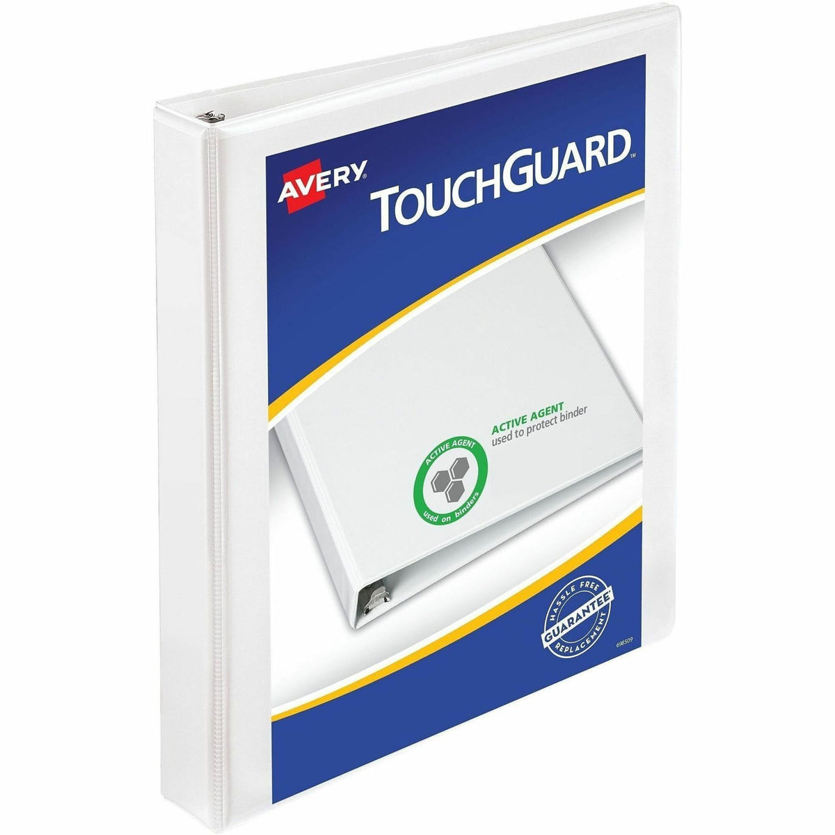 Avery® TouchGuard View 3 Ring Binder - 1" Binder Capacity - Letter - 8 1/2" x 11" Sheet Size - 250 Sheet Capacity - 250 
