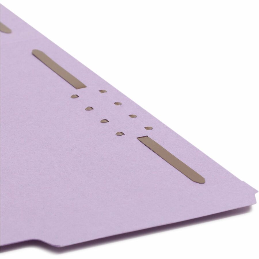 Smead 1/3 Tab Cut Letter Recycled Fastener Folder - 8 1/2" x 11" - 3/4" Expansion - 2 x 2K Fastener - 2" Fastener Capaci