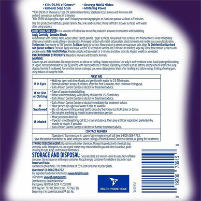 Lysol Mold/Mildew Remover - For Tile, Ceramic, Tub, Hard Surface, Nonporous Surface, Vinyl Curtains, Grout - 32 fl oz (1