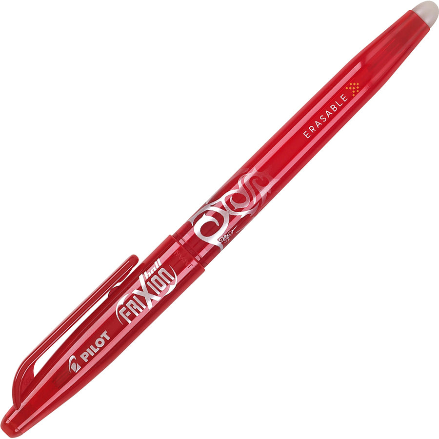 FriXion Gel Pens - Fine 0.7mm Point Size - Red Gel-based Ink - Red Barrel - 12 / Dozen