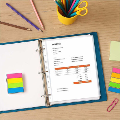 C-Line A4 Size Top-Loading Sheet Protectors - For A4 8 1/4" x 11 3/4" Sheet - Ring Binder - Rectangular - Clear - Polypr