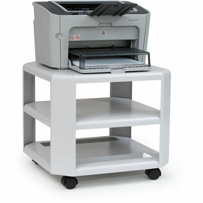 Master Mobile Printer Stand - 75 lb Load Capacity - 2 x Shelf(ves) - 8.50" Height x 18" Width x 18" Depth - Floor - Stee