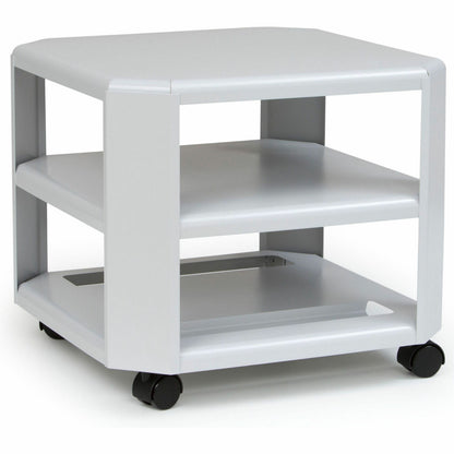 Master Mobile Printer Stand - 75 lb Load Capacity - 2 x Shelf(ves) - 8.50" Height x 18" Width x 18" Depth - Floor - Stee