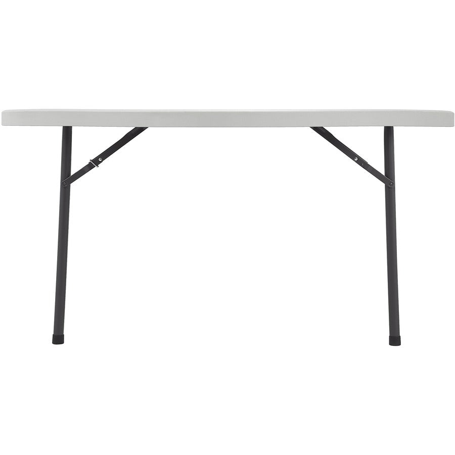Lorell Ultra-Lite Banquet Folding Table - Round Top - 600 lb Capacity - 48" Table Top Diameter - 29.25" Height x 48" Wid