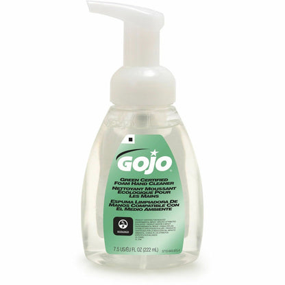 Gojo® Green Certified Foam Hand Cleaner - 7.50 fl oz - Push Pump Dispenser - Hand - Clear - Bio-based - 1 Each
