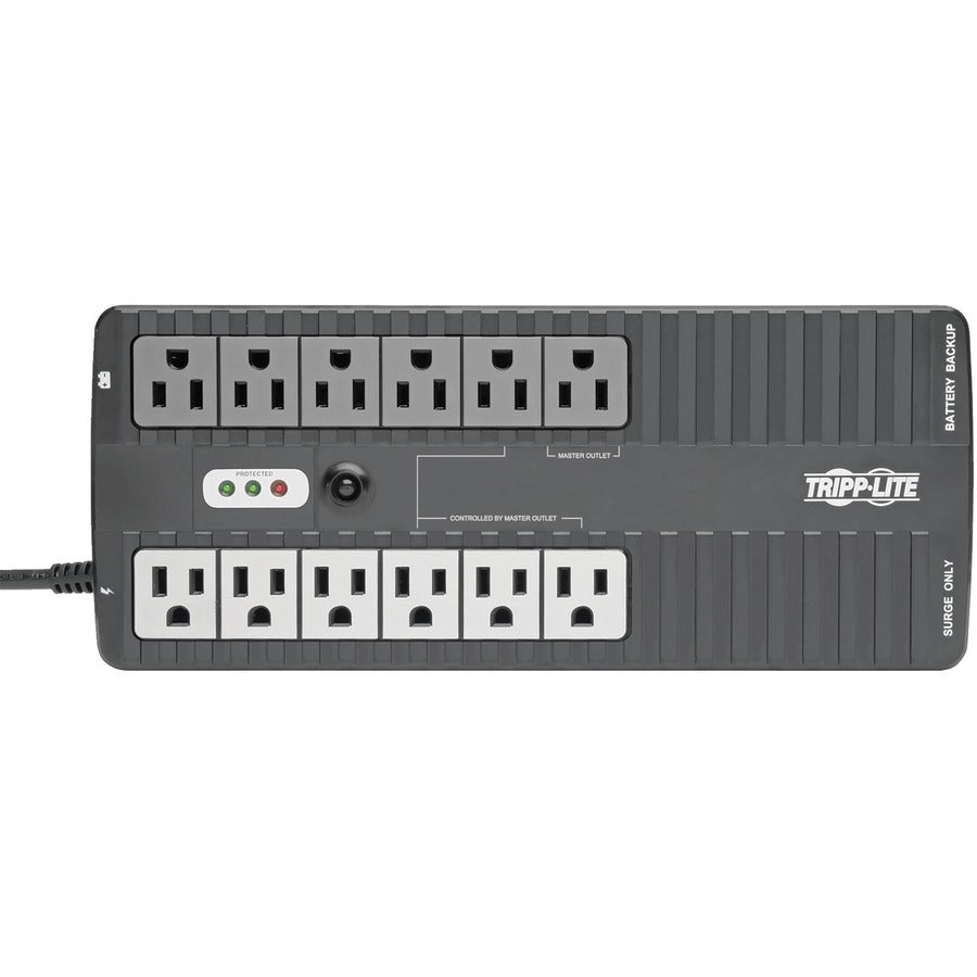 Tripp Lite series ECO 750VA Desktop UPS - Ultra-compact Desktop/Tower/Wall Mount - 6.50 Hour Recharge - 2 Minute Stand-b
