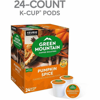 Green Mountain Coffee Roasters® K-Cup Pumpkin Spice Coffee - Compatible with Keurig Brewer - Regular - Light - K-Cup - K