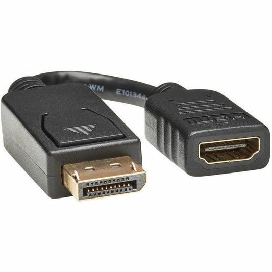 Tripp Lite series Adapter Cable - 6" DisplayPort/HDMI A/V Cable - First End: 1 x 19-pin HDMI Type A Digital Audio/Video 