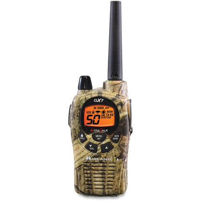 Midland GXT1050VP4 2-Way Pair - 50 Radio Channels - Upto 190080 ft - 38 Total Privacy Codes - CTCSS - 1 Each