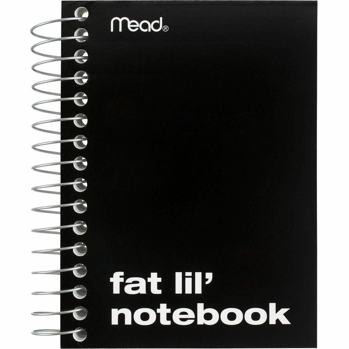 Mead Fat Lil' Notebook - 200 Sheets - Wire Bound - 4" x 5 1/2" Sheet Size - White Paper - Assorted Cardboard Cover - Per