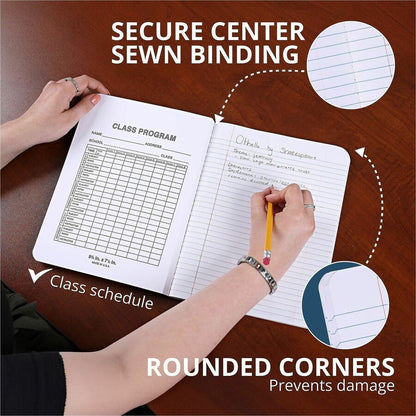 Roaring Spring College Ruled Hard Cover Composition Book - 100 Sheets - 200 Pages - Printed - Sewn/Tapebound - Both Side