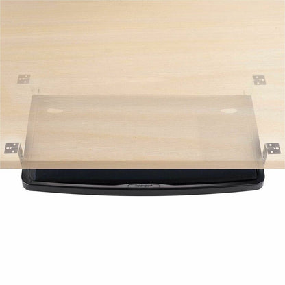 Kensington Underdesk SmartFit Comfort Keyboard Drawer - 1.5" Height x 26" Width x 13.5" Depth - Black - 1 Each
