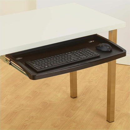Kensington Underdesk SmartFit Comfort Keyboard Drawer - 1.5" Height x 26" Width x 13.5" Depth - Black - 1 Each