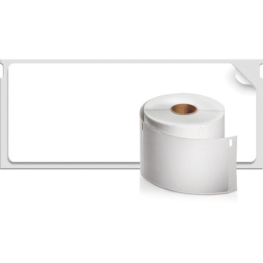 Dymo Large Address Labels - 1 2/5" Width x 3 1/2" Length - Rectangle - Inkjet - White - 260 / Roll - 520 / Box