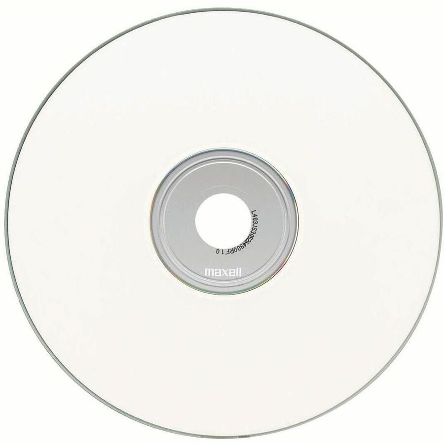 Maxell PW700 CD Recordable Media - CD-R - 48x - 700 MB - 100 / Pack - Matte White - 120mm - Single-layer - Printable