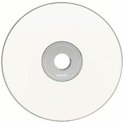 Maxell PW700 CD Recordable Media - CD-R - 48x - 700 MB - 100 / Pack - Matte White - 120mm - Single-layer - Printable