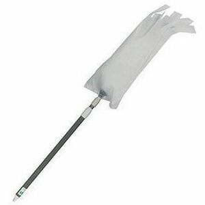 Unger StarDuster Pro Duster - Lamb's Wool Bristle - 60" Overall Length - Gray Plastic Handle - Gray, White