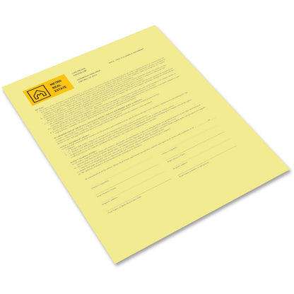 Xerox Bold Digital Carbonless Paper - Canary - Letter - 8 1/2" x 11" - Sustainable Forestry Initiative (SFI) - Capsule C