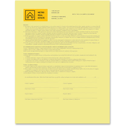 Xerox Bold Digital Carbonless Paper - Canary - Letter - 8 1/2" x 11" - Sustainable Forestry Initiative (SFI) - Capsule C