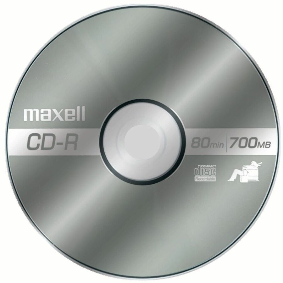 Maxell CD-R700 CD Recordable Media - CD-R - 48x - 700 MB - 100 / Pack - 120mm - 1.33 Hour Maximum Recording Time