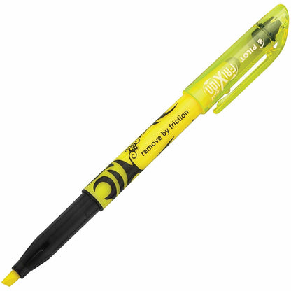 FriXion Highlighters - Erasable - Fluorescent Yellow Ink - Multipurpose - 12 / Dozen