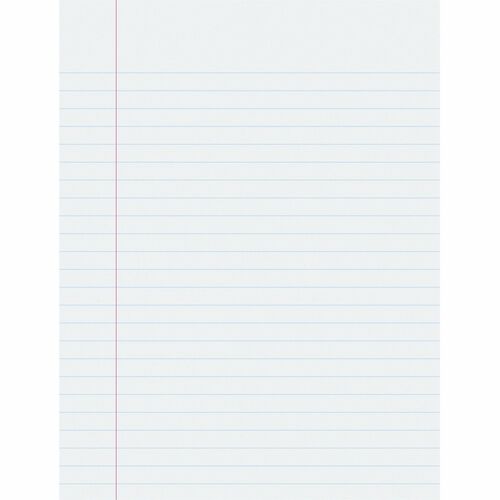 Pacon Composition Paper - Government - Letter - 500 Sheets - Ruled Red Margin - 16 lb Basis Weight - Government-Letter -